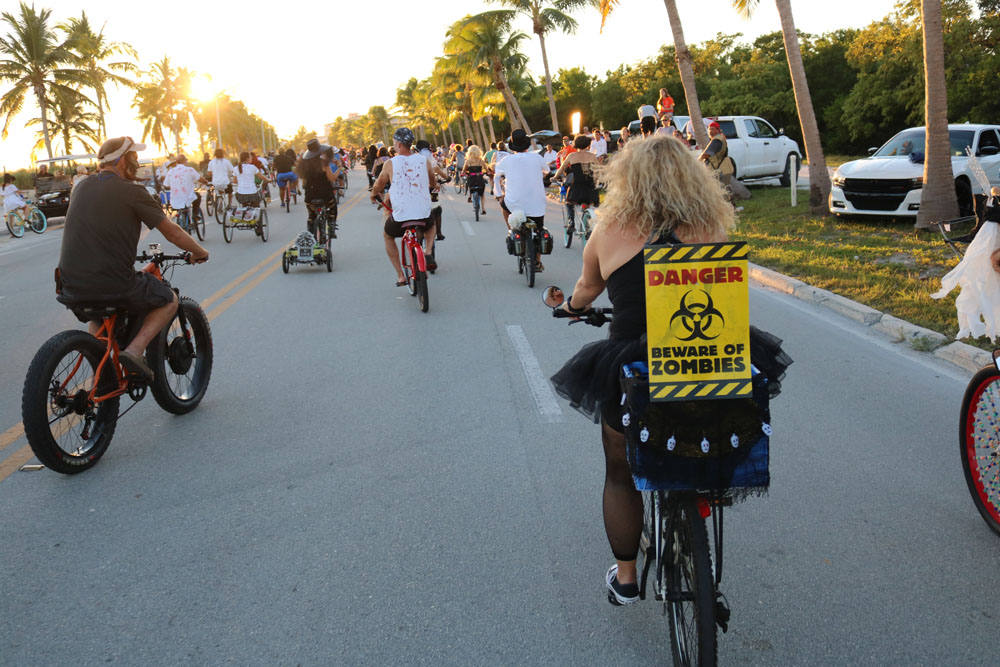 Zombie Bike Ride 2018 photo - Duval Street, Key West